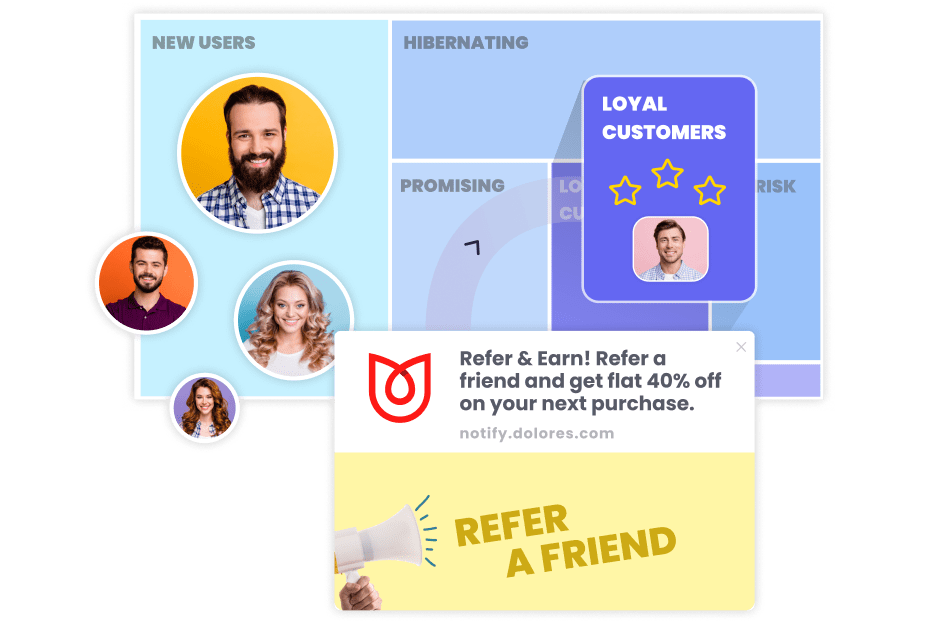 Request Demo D Engage - Mobile Gradient Illustrations for Desktop